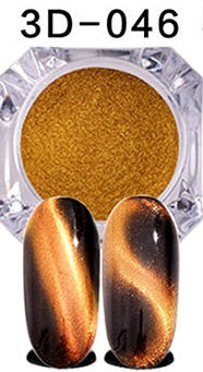 3D Cat Eye Magnetic Pigment 3d Effect Pigment Diy Nail Art Mirror Art