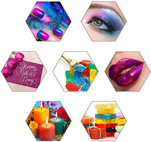 Mica Powder Pearl Pigment Powder Combo of 5 color