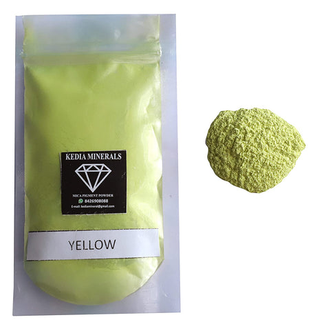 Kedia Minerals Yellow Mica Pigment