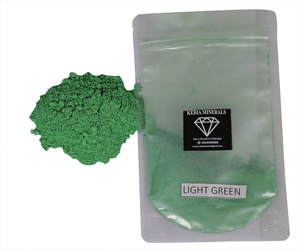 Kedia Fire Red, Light Green Mica Pearl Powder Pigment