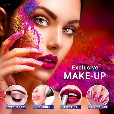 Kedia Minerals – Rose R	ed  Color Mica Powder Pigment Used for Making Cosmetic, Candle, Soap Making, Nail Art, Resin, Jewelry, Epoxy
