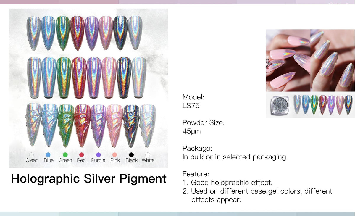 Sample of Holographic pigments( 5 gram each x 2 shades)