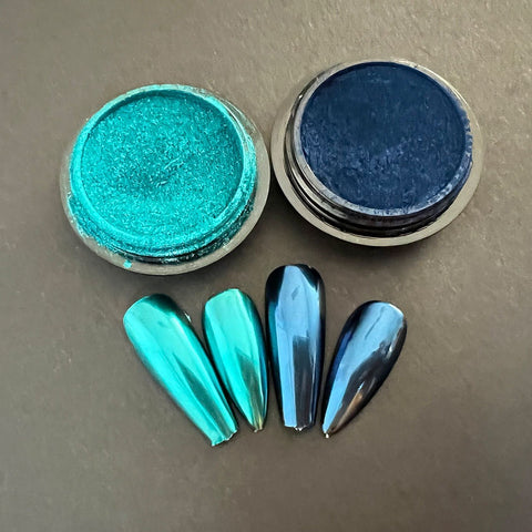 Mirror Chorme Pigment Car Paint & Nail Art ( Combo-2)