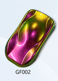✨ GF002 Pink-Gold-Green Hypershift Pigment Powder with Car Paint Liquid Form – Stunning Color-Changing Automotive Paint! 🚗🌸🌟
