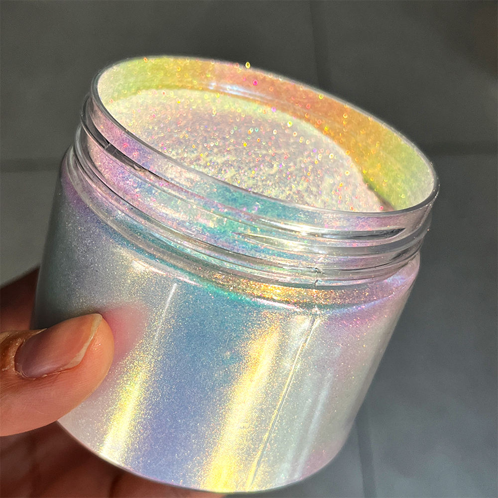 Hypershift Pigment Powder With White Based Car Paint