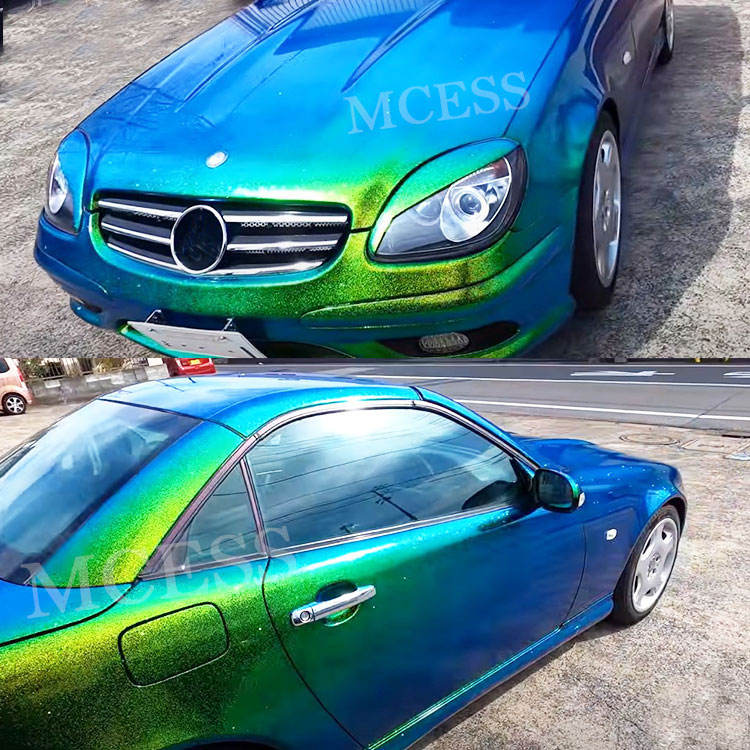 Hypershift Color Shifting With White Base Nail Art & Car Paint