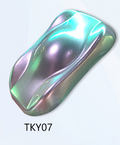 ( TKY07 Iridescent Lake Green-Sliver-Light Purple-Blue )