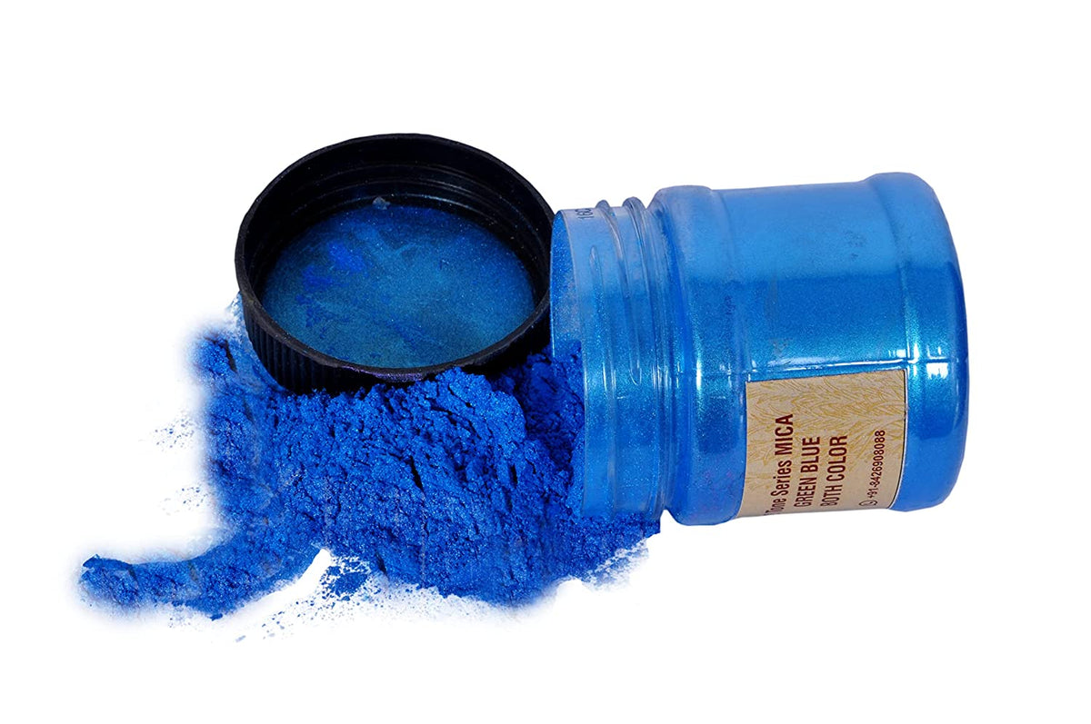 Kedia Minerals - 2 Tone Mica Green Blue pigment