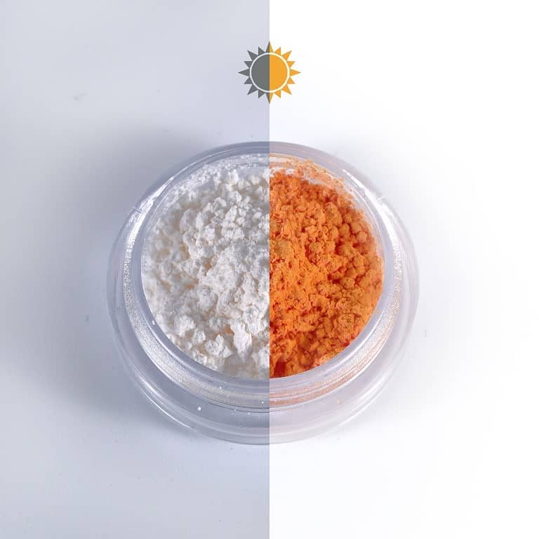 Orange - Photochromic (Solar) activated multipurpose color change pigment