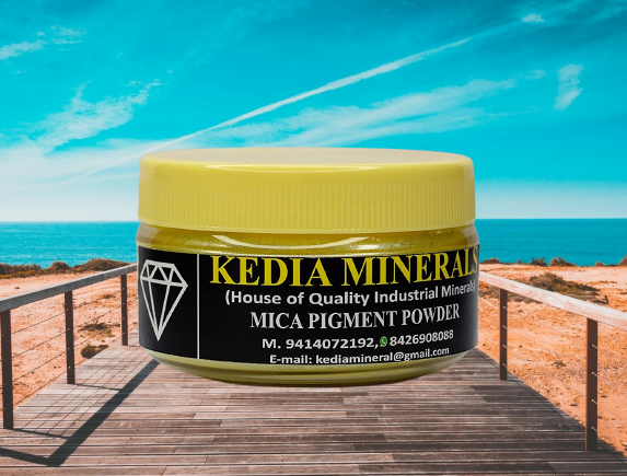 Yellow Mica Pearl Powder Pigment